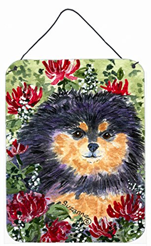 Pomeranian Aluminium Metal Wall Or Door Hanging Prints