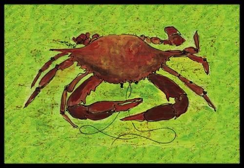 Crab Indoor Or Outdoor Mat - 18 x 27 in.