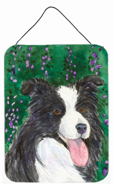 Border Collie Aluminium Metal Wall Or Door Hanging Prints