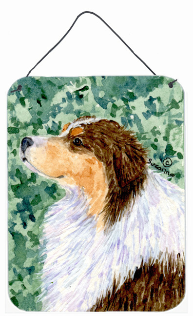 Australian Shepherd Aluminium Metal Wall Or Door Hanging Prints