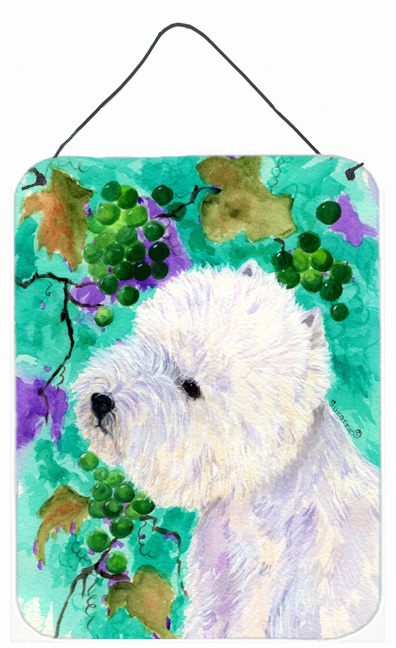 Westie Aluminium Metal Wall Or Door Hanging Prints