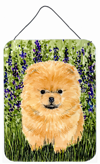 Pomeranian Aluminium Metal Wall Or Door Hanging Prints