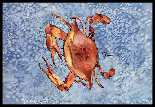 Crab Indoor Or Outdoor Mat 18 x 27 in.