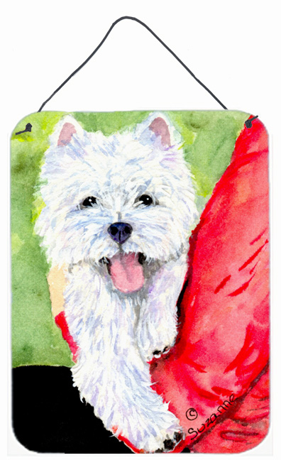 Westie Aluminium Metal Wall Or Door Hanging Prints