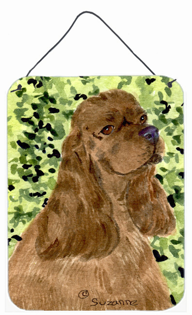 Cocker Spaniel Aluminium Metal Wall Or Door Hanging Prints