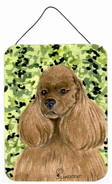 Cocker Spaniel Aluminium Metal Wall Or Door Hanging Prints
