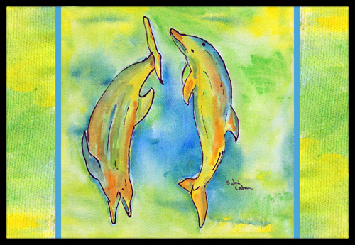 Dolphin Indoor Or Outdoor Mat 18 x 27 in.