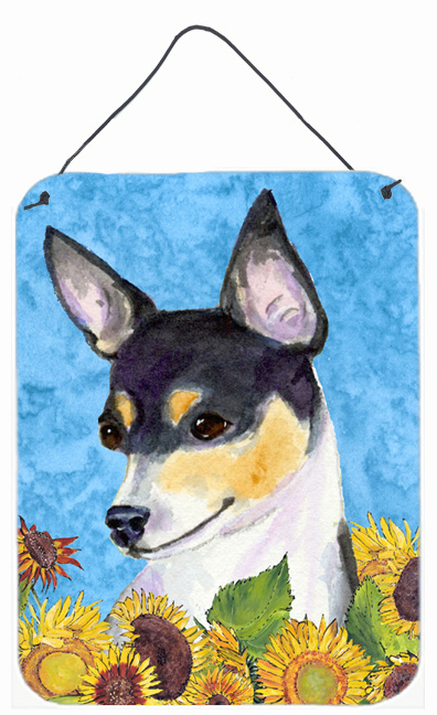 Fox Terrier Aluminium Metal Wall Or Door Hanging Prints