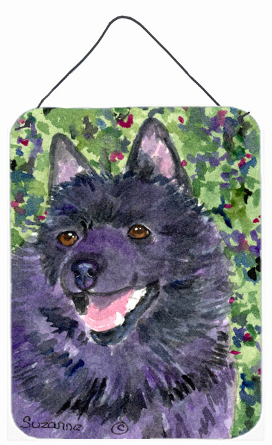 Schipperke Aluminium Metal Wall Or Door Hanging Prints