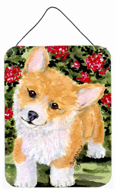 Corgi Aluminium Metal Wall Or Door Hanging Prints