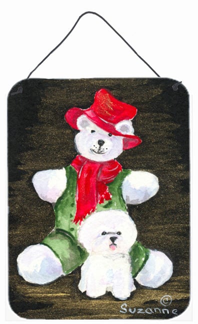 Bichon Frise Aluminium Metal Wall Or Door Hanging Prints
