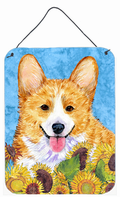 Corgi Aluminium Metal Wall Or Door Hanging Prints