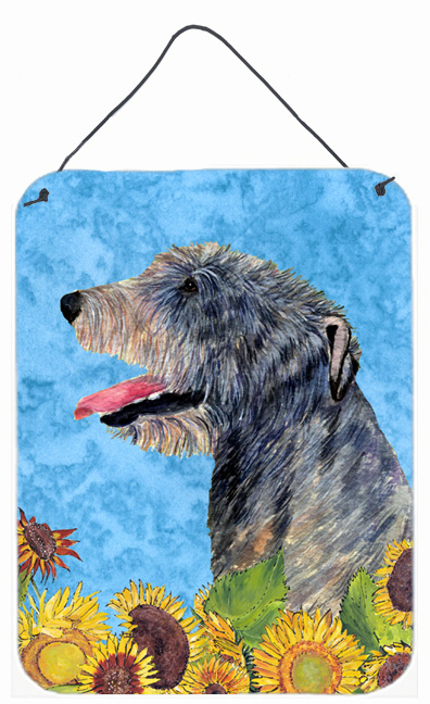 Irish Wolfhound Aluminium Metal Wall Or Door Hanging Prints