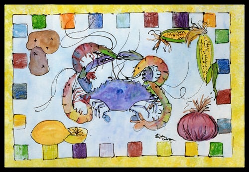 Crab Indoor Or Outdoor Mat - 18 x 27 in.