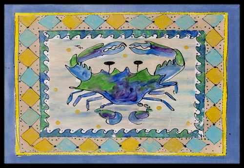 Crab Indoor Or Outdoor Mat - 18 x 27 in.