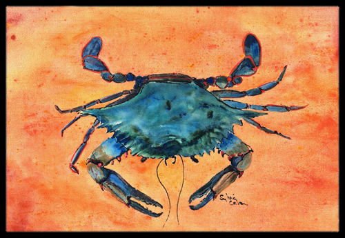 Crab Indoor Or Outdoor Mat 18 x 27 in.