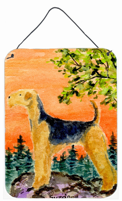 Airedale Aluminium Metal Wall Or Door Hanging Prints