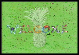 Pineapple Indoor Or Outdoor Mat - 18 x 27 in.