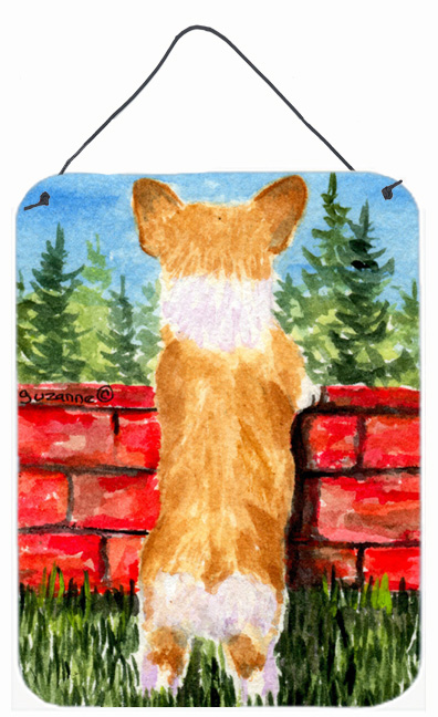 Corgi Aluminium Metal Wall Or Door Hanging Prints