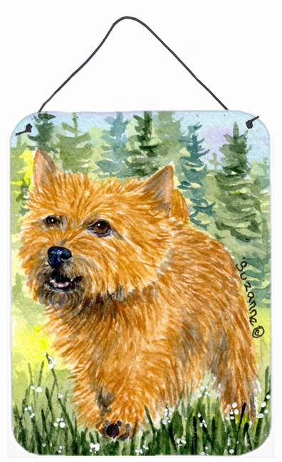 Norwich Terrier Aluminium Metal Wall Or Door Hanging Prints