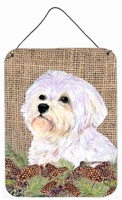 Maltese Aluminium Metal Wall Or Door Hanging Prints