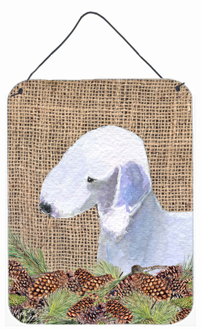 Bedlington Terrier Aluminium Metal Wall Or Door Hanging Prints