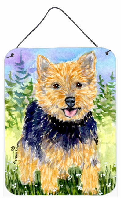 Norwich Terrier Aluminium Metal Wall Or Door Hanging Prints