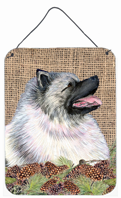 Keeshond Aluminium Metal Wall Or Door Hanging Prints