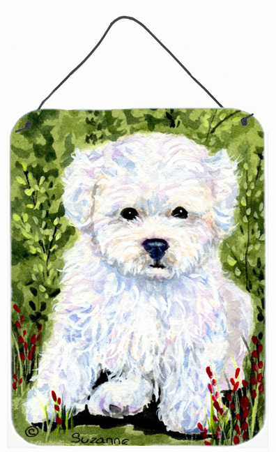 Bichon Frise Aluminium Metal Wall Or Door Hanging Prints