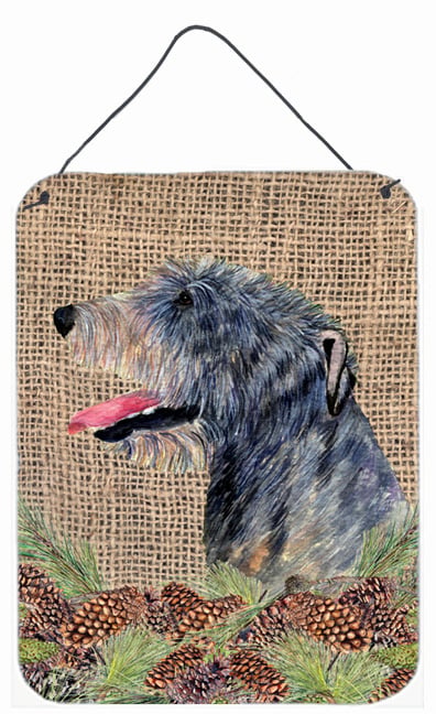 Irish Wolfhound Aluminium Metal Wall Or Door Hanging Prints