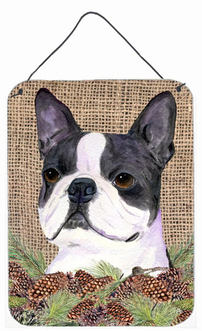 Boston Terrier Aluminium Metal Wall Or Door Hanging Prints