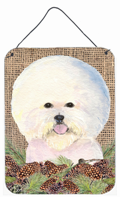 Bichon Frise Aluminium Metal Wall Or Door Hanging Prints