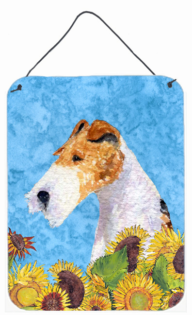 Fox Terrier Aluminium Metal Wall Or Door Hanging Prints