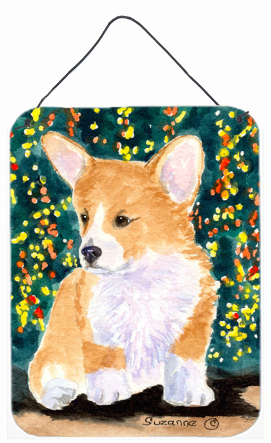 Corgi Aluminium Metal Wall Or Door Hanging Prints