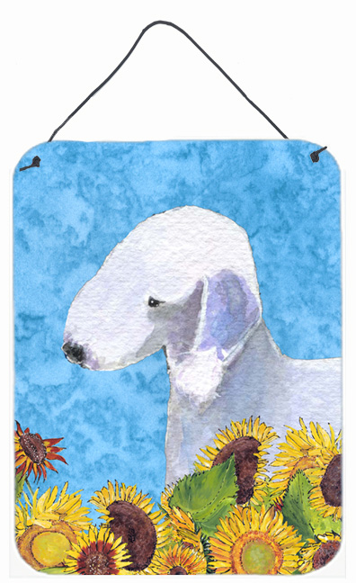 Bedlington Terrier Aluminium Metal Wall Or Door Hanging Prints