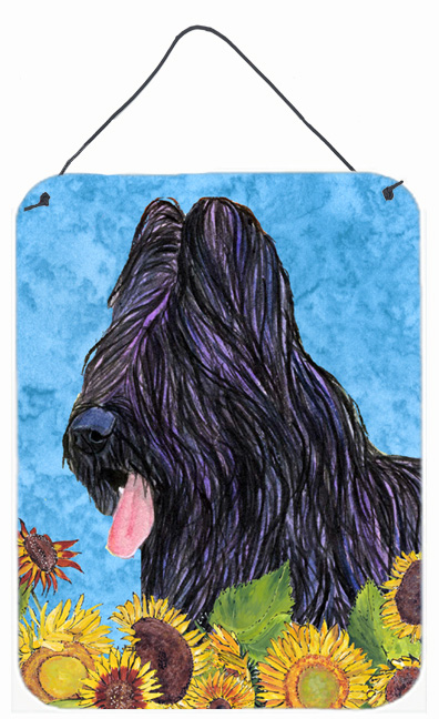 Briard Aluminium Metal Wall Or Door Hanging Prints