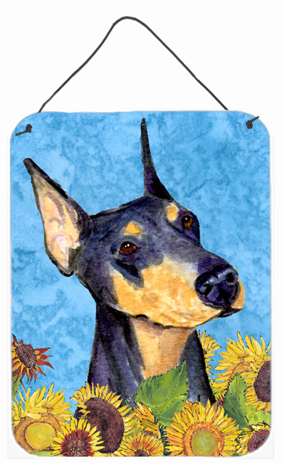 Doberman Aluminium Metal Wall Or Door Hanging Prints
