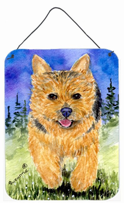 Norwich Terrier Aluminium Metal Wall Or Door Hanging Prints