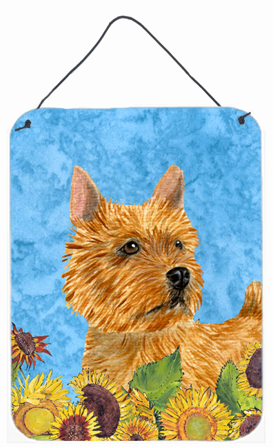Norwich Terrier Aluminium Metal Wall Or Door Hanging Prints