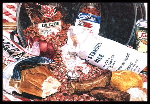 Red Beans And Rice Indoor & Outdoor Doormat