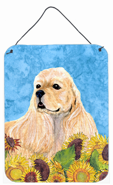 12 x 16 in. Cocker Spaniel Aluminum Metal Wall & Door Hanging Prints