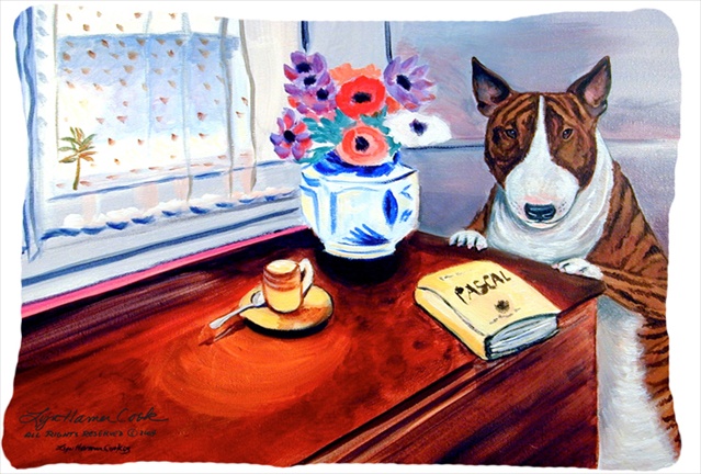 Bull Terrier Decorative Indoor & Outdoor Fabric Pillow