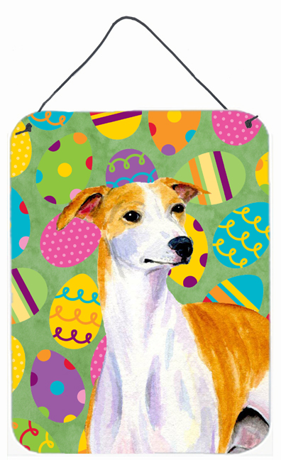 Whippet Easter Eggtravaganza Aluminum Metal Wall & Door Hanging Prints