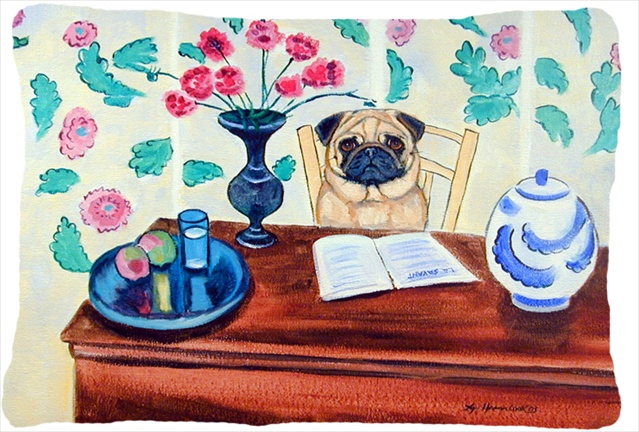 12 x 16 in. Pug Decorative Indoor & Outdoor Fabric Pillow