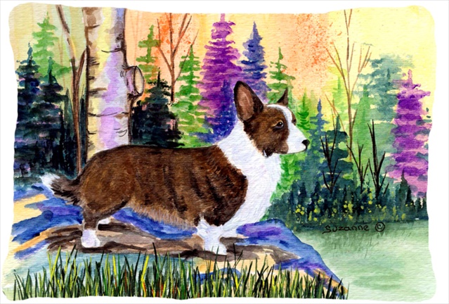12 x 16 in. Corgi Decorative Indoor & Outdoor Fabric Pillow