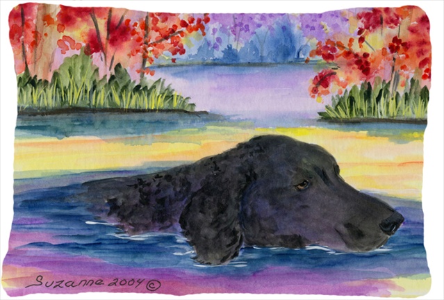 Curly Coated Retriever Decorative Indoor & Outdoor Fabric Pillow