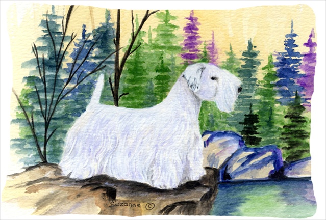 Sealyham Terrier Decorative Indoor & Outdoor Fabric Pillow