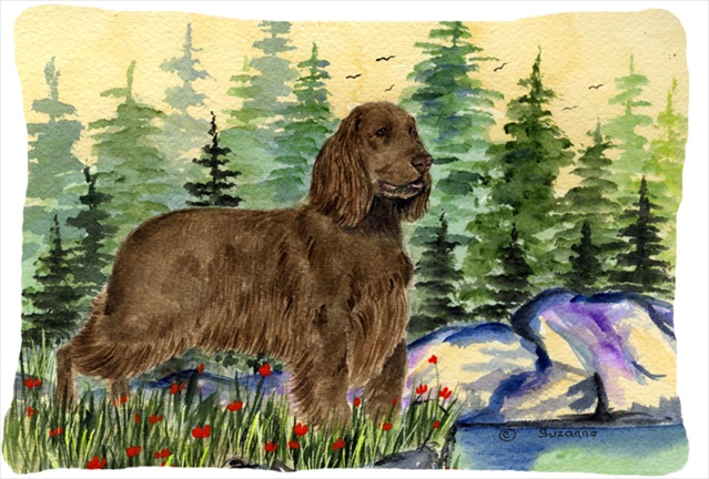 Field Spaniel Decorative Indoor & Outdoor Fabric Pillow - 12 x 16 in.