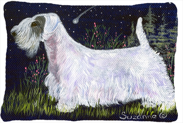 Sealyham Terrier Decorative Indoor & Outdoor Fabric Pillow