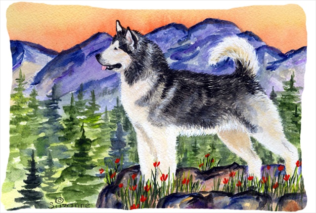 Alaskan Malamute Decorative Indoor & Outdoor Fabric Pillow